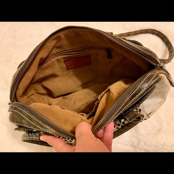 Rustic look Patricia Nash shoulder bag - Picture 6 of 7